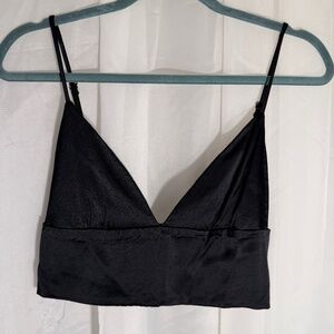 ZARA Satin Bralette Top